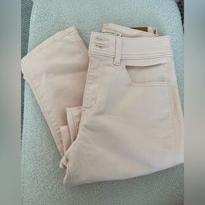 Levi’s 724 High Rise Straight Crop Size 27 Light Pink